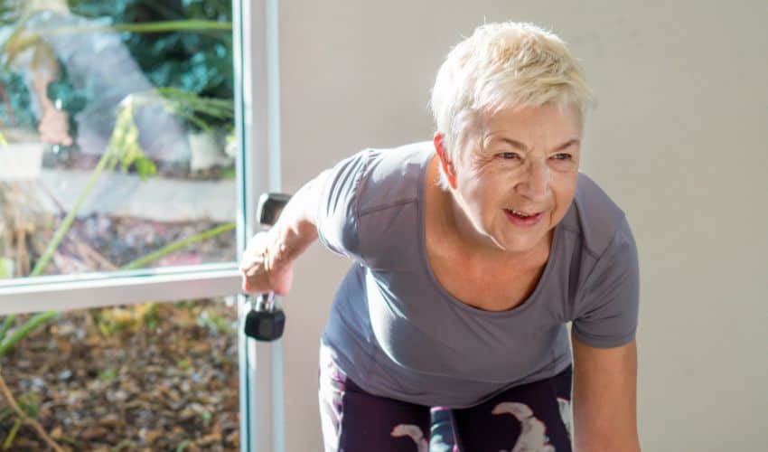Tricep extensions for seniors